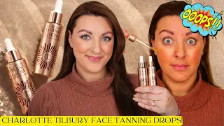 CHARLOTTE TILBURY ISLAND GLOW EASY TANNING DROPS | Mistakes Were MADE!