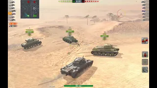 First battle in new Titan MK.I World of Tanks Blitz