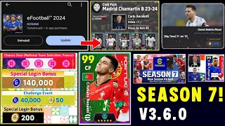 Upcoming eFootball 2024 Season 7 Release Date | Free Coins, New Manager Packs