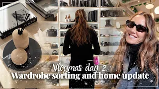 Home updates and wardrobe clear out with Filippo in Vlogmas day 2 | Tamara Kalinic
