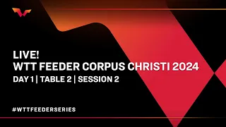 LIVE! | T2 | Day 1 | WTT Feeder Corpus Christi 2024 | Session 1.5