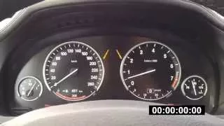 BMW 750i acceleration 0-100 km/h (0 to 60 mph)