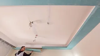 The easiest way to make a beautiful and simple gypsum board decoration