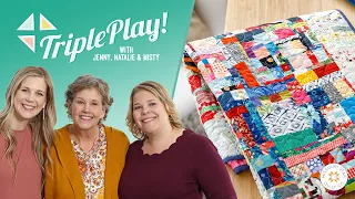Triple Play: 3 New Crumb Piecing Quilts with Jenny Doan of Missouri Star (Video Tutorial)