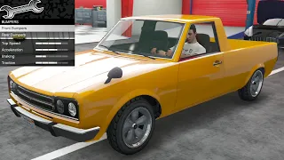 GTA 5 - DLC Vehicle Customization - Vulcar Warrener HKR (Datsun Sunny Truck)