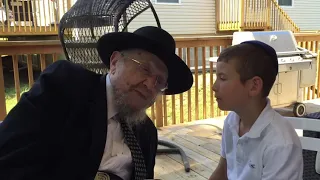 Rav David Feinstein ztz"l - Child asks "Who was greater, the Chofetz Chaim or Rav Moshe Feinstein?"