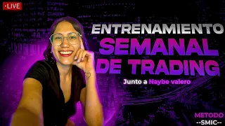 🔴Penúltimo Entrenamiento Semanal de Trading - Sábado 27 de Abril - Método SMIC