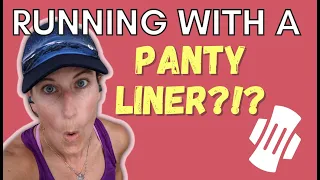 Is it okay to wear a panty liner while running?