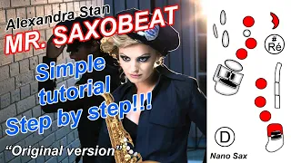 TUTORIAL MR. SAXOBEAT NANO SAX Saxophone Alto finger position FREE PDF Original version.