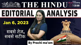 6th January 2023 - The Hindu Newspaper Analysis by Prachi Ma'am | UPSC Current Affairs 2023 #ias