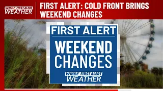 FIRST ALERT: Cold front brings weekend changes