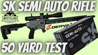 RIA / DERYA TM22 - SK semi auto rifle - 50 yards