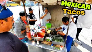 This Place Is CROWDED For A Reason - Barbacoa TACOS - Mexican Street Food