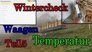 Winterckeck,  Teil 5 und Waagen Temperatur  Kompensation, Imkern wie da Jupp