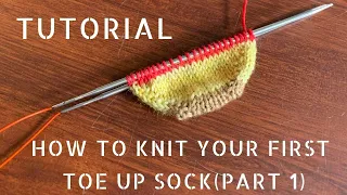 Knit Your First Toe Up Sock! (Part 1)