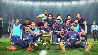 trophy presentation from pes 1998 to 2023