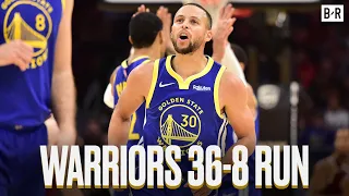 Warriors 36-8 4th Quarter Run vs. Cavaliers