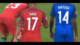 Ronaldo Injury and Eder goal with very sad music