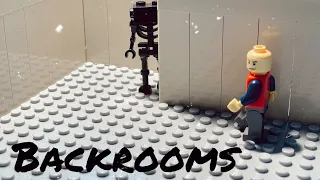Лего анимация Закулисье / Backrooms Lego animation.