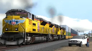 TS2019: Union Pacific Scenario Pack 1: Sherman Hill - SD70ACe - 2: GLOBAL BOUND, PART 2