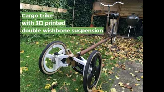 Cargo Trike with 3D printed double wishbone suspension - #1