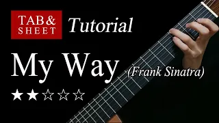 My Way - Fingerstyle Lesson + TAB