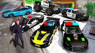 Collecting UPGRADED POLICE CARS in GTA 5!