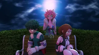 Mina gets Deku and Ochako to Kiss