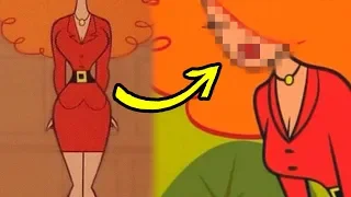 5 Cartoon Characters Who Secretly Revealed Their Faces!