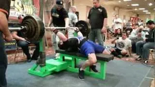 Joe Mazza 635lbs @ 165lbs single ply