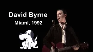 David Byrne live in Miami (1992)