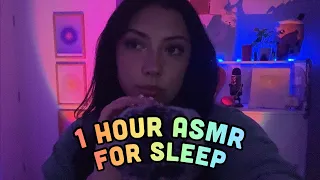 ASMR for sleep 😴 fluffy mic scratching 🧠 brain massage 1 HOUR loop 🔁 (no talking)