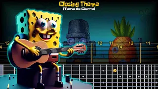 Closing Theme ► Spongebob ► Easy Guitar Tab