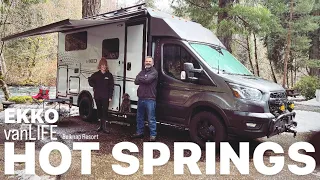 EKKO VAN | HOT SPRINGS | BELKNAP RESORT | WINNEBAGO EKKO | RV |VANLIFE | MCKENZIE RIVER, OR