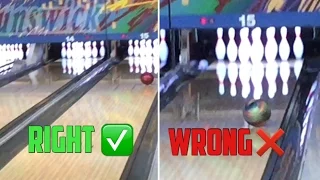 How to curve a bowling ball the RIGHT way!