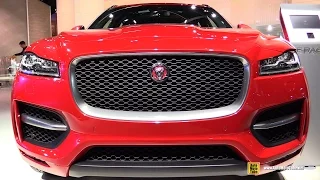 2016 Jaguar F-Pace 2.0d AWD - Exterior, Interior Walkaround - Debut at 2015 Frankfurt Motor Show