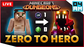 🔴ZERO TO HERO #01 - Full Playthrough From Default to Max Apocalypse in Minecraft Dungeons