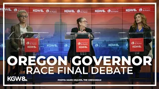Candidates for Oregon governor spar in final debate before November election