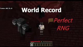 [WR] Killing the Wither in 5 Minutes on a Random Seed (Perfect RNG)