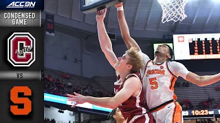 Colgate vs. Syracuse Condensed Game | 2021-22 ACC Men’s Basketball