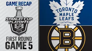 Maple Leafs win Game 5 to take series lead