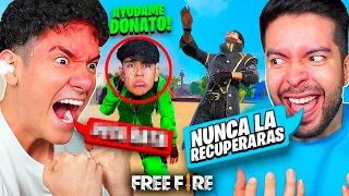 KRECKGAMER PIERDE SU CUENTA DE FREE FIRE Y ME ENFRENTO A ANTRONIXX PARA RECUPERARLA !! | TheDonato