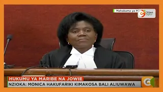 Judge Grace Nzioka finds that Jowie Irungu lied that he did not know Monica Kimani