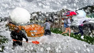 Worst day in the USA! Wisconsin hit by devastating hail