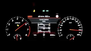 Kia Stinger GT 3.3 T-GDI (370ps) Acceleration Beschleunigung Speedometer 0-100 0-200