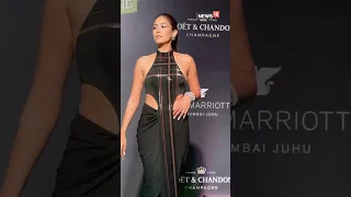 Mira Rajput Stuns Everyone In This Black Gown At Awards Night In Mumbai | #Shorts | Black Dress