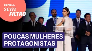 PL Mulher: evento com Michelle Bolsonaro em Brasília tem maioria de líderes homens no palco