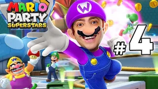 alanzoka jogando Mario Party Superstars com os amigos - Parte #4