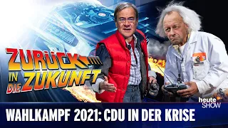 Umfragetief für die CDU: Kann Armin Laschet noch gewinnen? | heute-show vom 10.09.2021