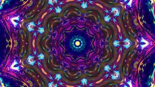 2 HRS of 4K Psychedelic Visuals - Meditation Mandala W/ Calm Frequencies For Healing Anxious Minds